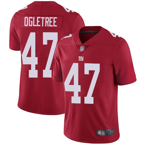 Men New York Giants 47 Alec Ogletree Red Limited Red Inverted Legend Football NFL Jersey